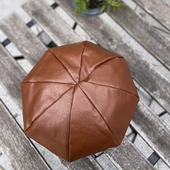 Entré Parlee Mahagony Brown Beret Cap Hat - Picture 3 of 8